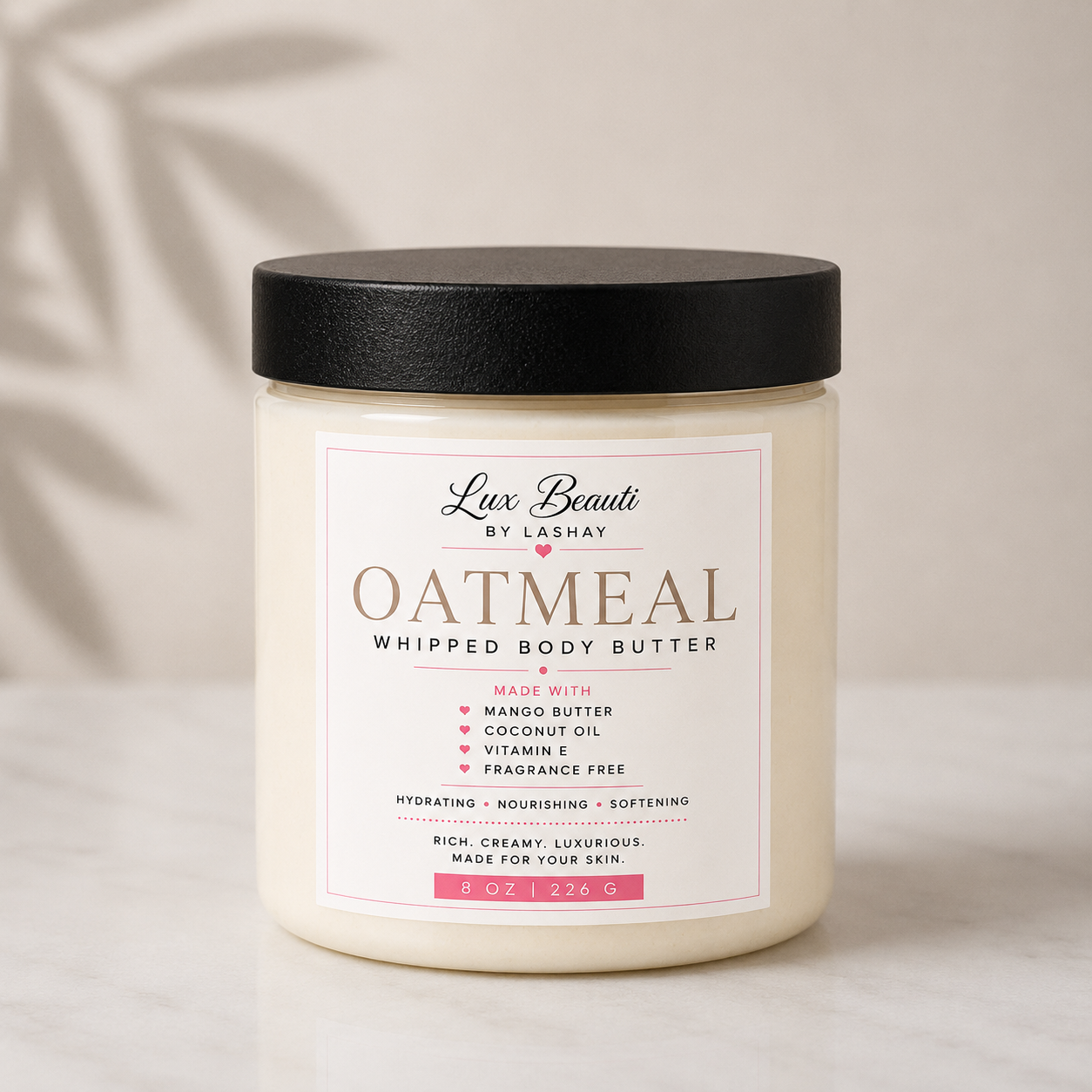 Oatmeal Whipped Body Butter